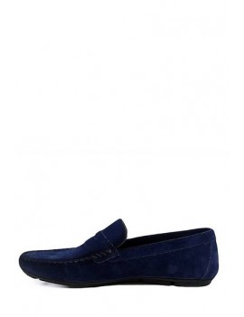 Chaussures mocassins Cuir Pour Homme-Couleur Bleu marine