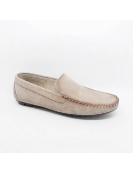 Chaussures mocassins Cuir Pour Homme - couleur Beige