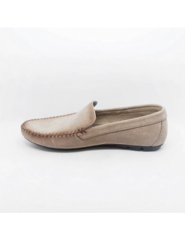Chaussures mocassins Cuir Pour Homme - couleur Beige