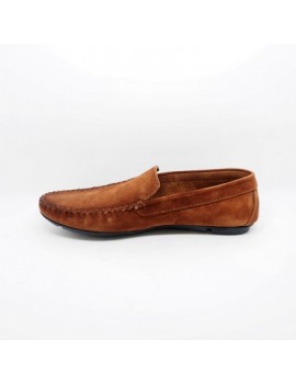 Chaussures mocassins Cuir Pour Homme - couleur Camel