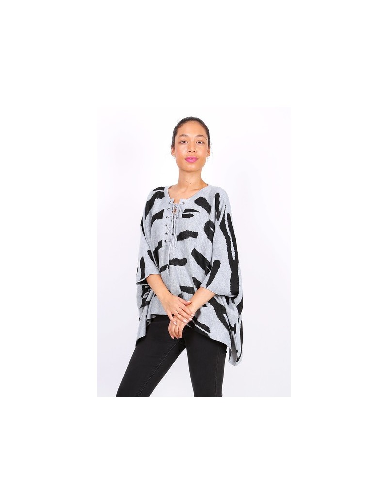 Poncho zèbre Trois coloris disponibles
