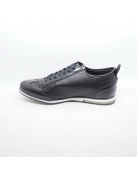 CHAUSSURES BASKETS HOMME - TAMBOGA BI-MATIERE - Noir Uni
