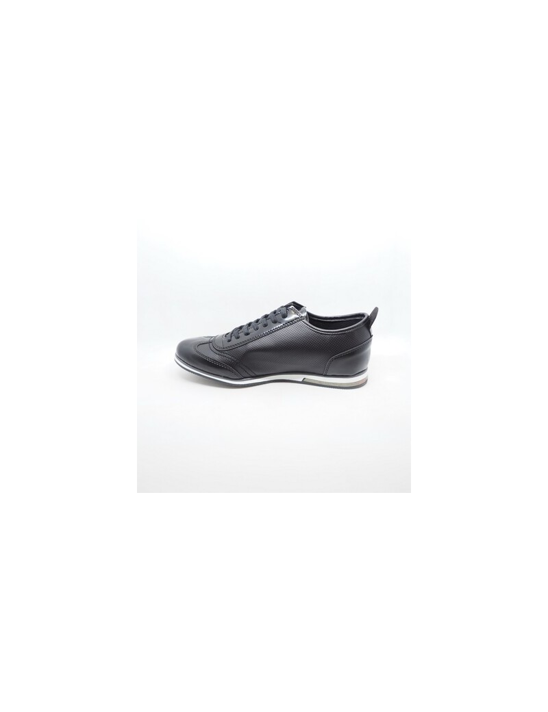 CHAUSSURES BASKETS HOMME - TAMBOGA BI-MATIERE - Noir Uni