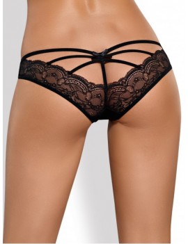 Lingerie Femme - Culotte Frivolla Noir Obsessive